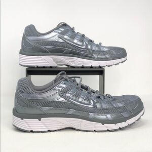 Nike P-6000 Metallic Cool Grey White CD6404-023 Men’s Sneakers - Size 10.5